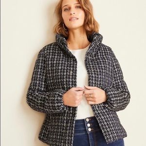 Ann Taylor - NWT Tweed Puffer